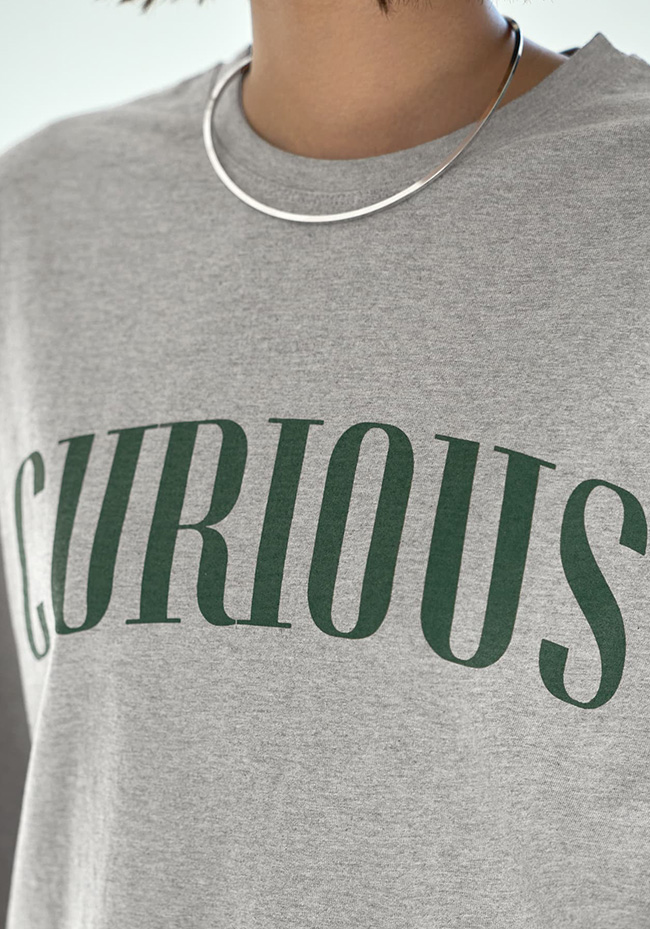 CURIOUS長袖ロゴTシャツ